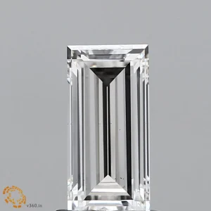 CC-BA-111-EX-F-VS1-Nx-01-115-A 1.11 Carat Baguette Lab Grown Diamond, Excellent Polish, F Color, VS1 Clarity