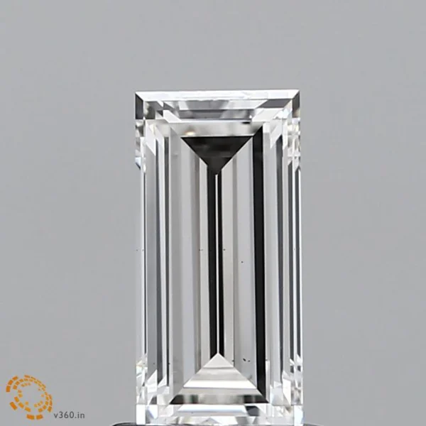 1.11 Carat Baguette Lab Grown Diamond, Excellent Polish, F Color, VS1 Clarity