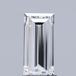 1.43 Carat Baguette Lab Grown Diamond, Excellent Polish, F Color, VS1 Clarity