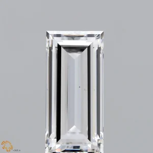CC-BA-404-EX-E-VS1-NGC-09-12 4.04 Carat Baguette Lab Grown Diamond, Excellent Polish, E Color, VS1 Clarity