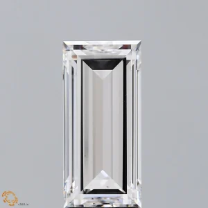 CC-BA-414-EX-E-VS1-NGC-09-12-A 4.14 Carat Baguette Lab Grown Diamond, Excellent Polish, E Color, VS1 Clarity