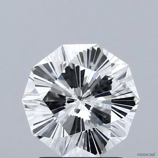 CC-DMB-210-EX-E-VVS2-NGB-35-461 2.10 Carat Decagon Modified Brilliant Lab Grown Diamond, Excellent Polish, E Color, VVS2 Clarity
