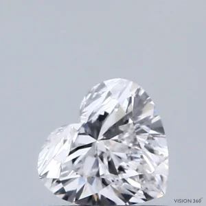 CC-HE-038-VG-E-VS1-ANG-05-20-J 0.38 Carat Heart Lab Grown Diamond, Very Good Polish, E Color, VS1 Clarity