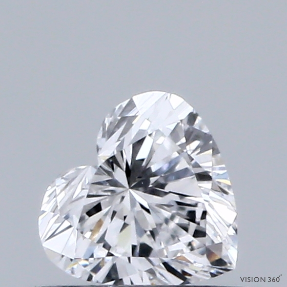CC-HE-039-VG-D-VVS2-NGB-31-351-B 0.39 Carat Heart Lab Grown Diamond, Very Good Polish, D Color, VVS2 Clarity