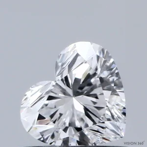 CC-HE-054-VG-D-VS1-NGB-20-359-B 0.54 Carat Heart Lab Grown Diamond, Very Good Polish, D Color, VS1 Clarity