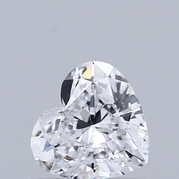 CC-HE-059-VG-D-VVS2-NGS-02-297-B 0.59 Carat Heart Lab Grown Diamond, Very Good Polish, D Color, VVS2 Clarity