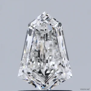 CC-HMS2-104-EX-E-VS1-NGB-34-11-A 1.04 Carat Hexagonal Modified Step Cut Lab Grown Diamond, Excellent Polish, E Color, VS1 Clarity