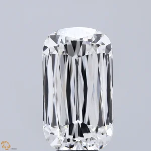 9.79 Carat Long Criss Lab Grown Diamond, Excellent Polish, F Color, VVS2 Clarity