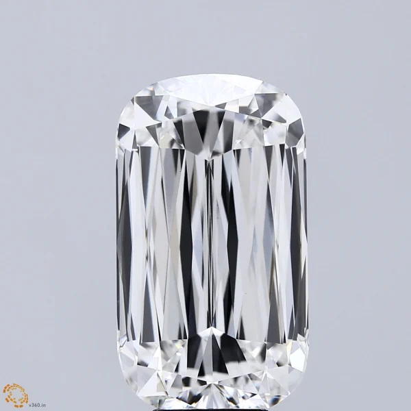 CC-LC2-979-EX-F-VVS2-NGA-09-82 9.79 Carat Long Criss Lab Grown Diamond, Excellent Polish, F Color, VVS2 Clarity