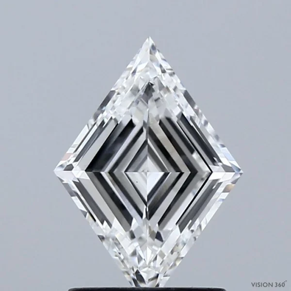 CC-LO-111-EX-E-VVS2-NGC-23-216-A 1.11 Carat Lozenge Lab Grown Diamond, Excellent Polish, E Color, VVS2 Clarity