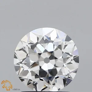 CC-OEC-145-EX-F-VVS2-NGX-38-17 1.45 Carat Old European Cut Lab Grown Diamond, Excellent Polish, F Color, VVS2 Clarity