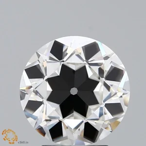3.00 Carat Old European Cut Lab Grown Diamond, Excellent Polish, G Color, VS1 Clarity