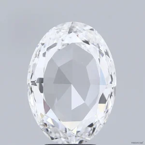 4.02 Carat Oval Mixed Cut Lab Grown Diamond, Excellent Polish, E Color, VVS1 Clarity