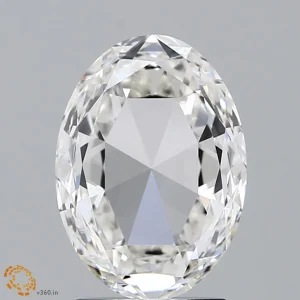 2.41 Carat Oval Rose Lab Grown Diamond, Excellent Polish, F Color, VVS2 Clarity