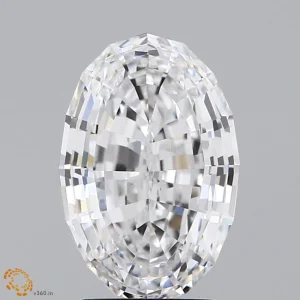 CC-OS-305-EX-E-VVS2-NGT-06-19 3.05 Carat Oval Step Lab Grown Diamond, Excellent Polish, E Color, VVS2 Clarity