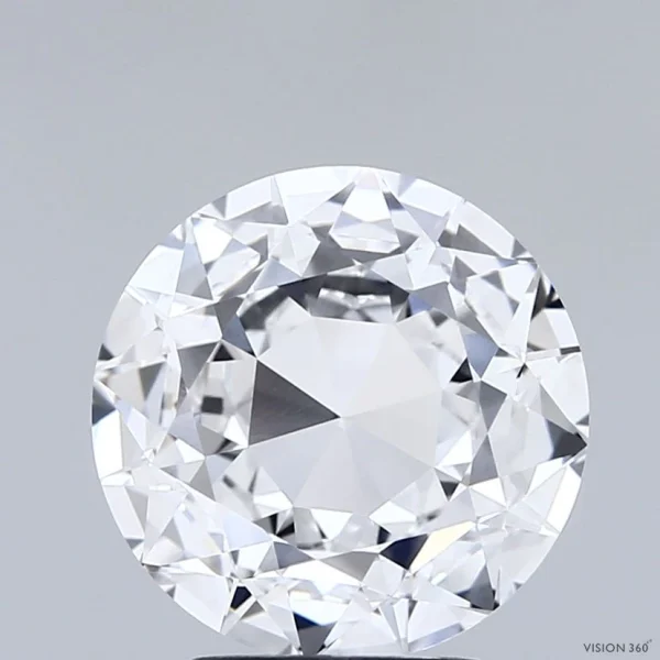 CC-PC-300-EX-D-VVS1-NGB-19-247 3.00 Carat Portuguese Cut Lab Grown Diamond, Excellent Polish, D Color, VVS1 Clarity