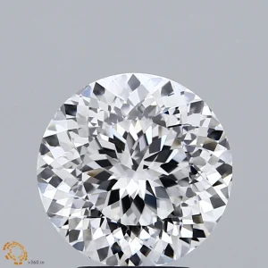 CC-PC-343-EX-D-VVS2-NGC-19-85-A 3.43 Carat Portuguese Cut Lab Grown Diamond, Excellent Polish, D Color, VVS2 Clarity