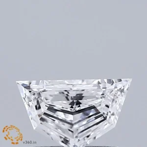 CC-PSC-055-VG-D-VVS2-NGS-05-131-B 0.55 Carat Pentagon Step Cut Lab Grown Diamond, Very Good Polish, D Color, VVS2 Clarity