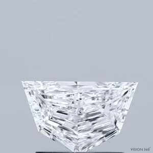 CC-PSC-056-VG-D-VVS2-NGS-05-797-B 0.56 Carat Pentagon Step Cut Lab Grown Diamond, Very Good Polish, D Color, VVS2 Clarity