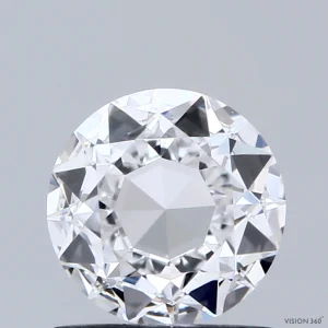 CC-RM-085-EX-D-VVS2-NGB-19-356-C 0.85 Carat Round Modified Lab Grown Diamond, Excellent Polish, D Color, VVS2 Clarity