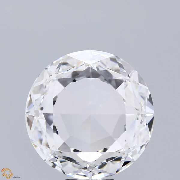 CC-RM-1008-EX-F-VVS2-NGA-09-56 10.08 Carat Round Modified Lab Grown Diamond, Excellent Polish, F Color, VVS2 Clarity