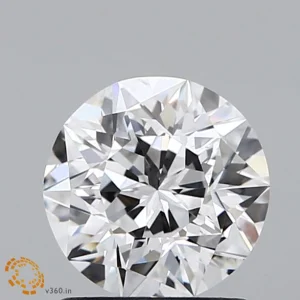 CC-RM-114-EX-D-VVS2-NGR-01-5 1.14 Carat Round Modified Lab Grown Diamond, Excellent Polish, D Color, VVS2 Clarity