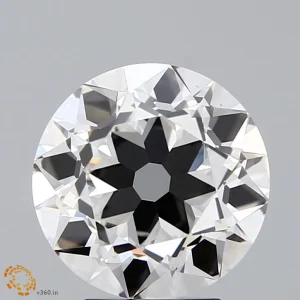 3.18 Carat Round Modified Lab Grown Diamond, Excellent Polish, G Color, VS1 Clarity