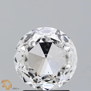 CC-RR-153-EX-E-VS2-NGL-01-628 1.53 Carat Round Rose Lab Grown Diamond, Excellent Polish, E Color, VS2 Clarity