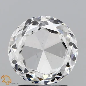 CC-RR-166-EX-F-VS1-Nga-03-61-A 1.66 Carat Round Rose Lab Grown Diamond, Excellent Polish, F Color, VS1 Clarity