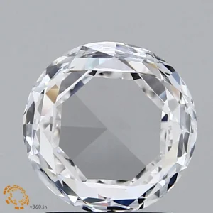 CC-RR-170-EX-E-VVS2-Nga-05-65-B 1.70 Carat Round Rose Lab Grown Diamond, Excellent Polish, E Color, VVS2 Clarity
