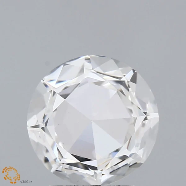 CC-RR-200-EX-F-VS1-NGX-30-262 2.00 Carat Round Rose Lab Grown Diamond, Excellent Polish, F Color, VS1 Clarity