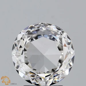 CC-RR-206-EX-F-VS1-NGX-29-130 2.06 Carat Round Rose Lab Grown Diamond, Excellent Polish, F Color, VS1 Clarity