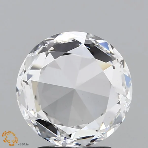CC-RR-233-EX-G-VS2-NGXE-01-829 2.33 Carat Round Rose Lab Grown Diamond, Excellent Polish, G Color, VS2 Clarity
