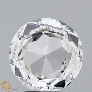 CC-RR-241-EX-F-VS1-NGX-06-1261 2.41 Carat Round Rose Lab Grown Diamond, Excellent Polish, F Color, VS1 Clarity