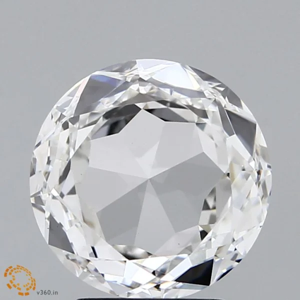 CC-RR-241-EX-F-VS1-NGX-06-1261 2.41 Carat Round Rose Lab Grown Diamond, Excellent Polish, F Color, VS1 Clarity