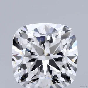 CC-SC-1006-EX-E-VS1-ANG-07-22 10.06 Carat Square Cushion Lab Grown Diamond, Excellent Polish, E Color, VS1 Clarity