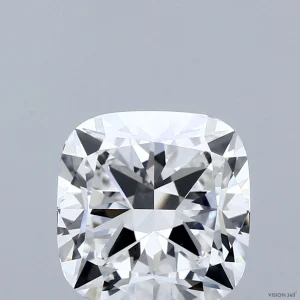 CC-SC-401-EX-E-VVS2-NGB-30-241 4.01 Carat Square Cushion Lab Grown Diamond, Excellent Polish, E Color, VVS2 Clarity