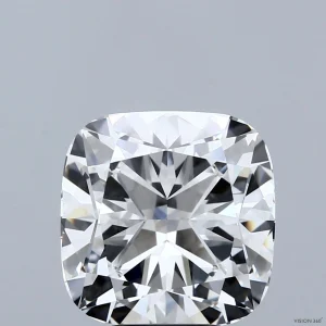 CC-SC-524-EX-F-VVS2-NGA-14-8-I 5.24 Carat Square Cushion Lab Grown Diamond, Excellent Polish, F Color, VVS2 Clarity