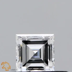 CC-SR-033-EX-D-VS1-NGX-19-89-C 0.33 Carat Square Radiant Lab Grown Diamond, Excellent Polish, D Color, VS1 Clarity