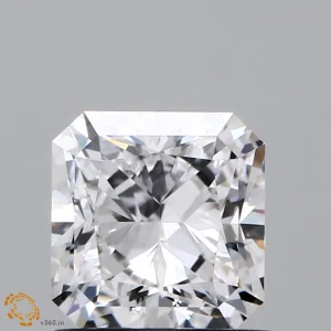 CC-SR-102-EX-D-VVS2-NGC-09-16-B 1.02 Carat Square Radiant Lab Grown Diamond, Excellent Polish, D Color, VVS2 Clarity