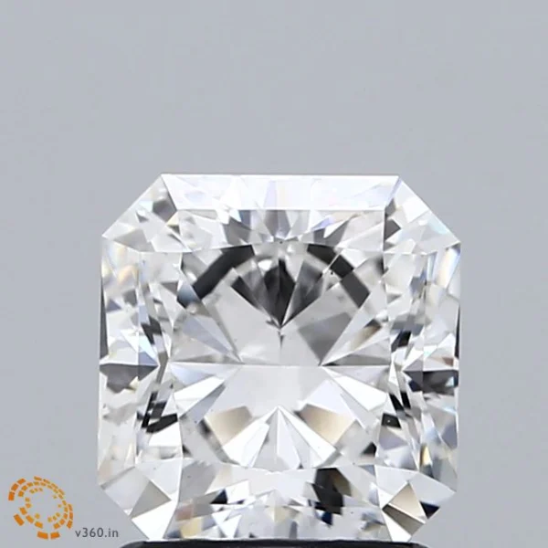 CC-SR-151-EX-E-VS1-CNGX-02-266 1.51 Carat Square Radiant Lab Grown Diamond, Excellent Polish, E Color, VS1 Clarity