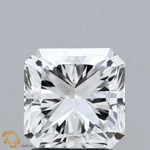 CC-SR-182-EX-F-VS1-NGX-45-187 1.82 Carat Square Radiant Lab Grown Diamond, Excellent Polish, F Color, VS1 Clarity
