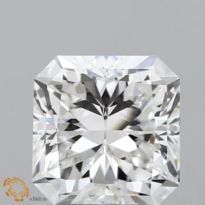 CC-SR-193-EX-F-VVS2-NGX-15-270 1.93 Carat Square Radiant Lab Grown Diamond, Excellent Polish, F Color, VVS2 Clarity