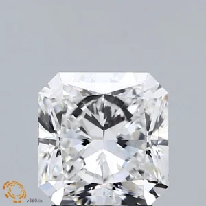 CC-SR-200-EX-E-VVS2-NGX-60-176 2.00 Carat Square Radiant Lab Grown Diamond, Excellent Polish, E Color, VVS2 Clarity