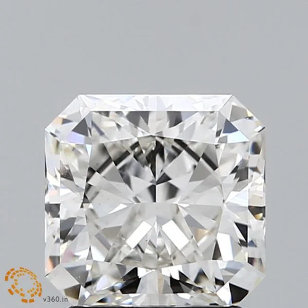 CC-SR-206-EX-G-VS1-NGXE-01-1392 2.06 Carat Square Radiant Lab Grown Diamond, Excellent Polish, G Color, VS1 Clarity
