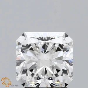 CC-SR-209-EX-F-VS1-NGX-35-139 2.09 Carat Square Radiant Lab Grown Diamond, Excellent Polish, F Color, VS1 Clarity