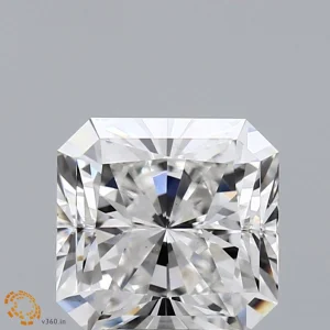 CC-SR-210-EX-F-VS1-NGX-15-650 2.10 Carat Square Radiant Lab Grown Diamond, Excellent Polish, F Color, VS1 Clarity