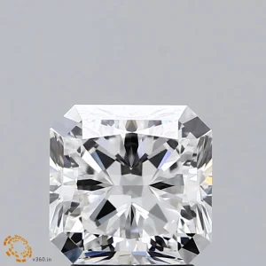 CC-SR-213-EX-E-VS1-NGX-35-46 2.13 Carat Square Radiant Lab Grown Diamond, Excellent Polish, E Color, VS1 Clarity