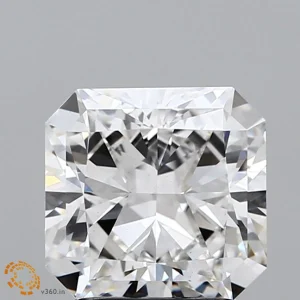 CC-SR-214-EX-F-VS1-LNGX-09-1052 2.14 Carat Square Radiant Lab Grown Diamond, Excellent Polish, F Color, VS1 Clarity