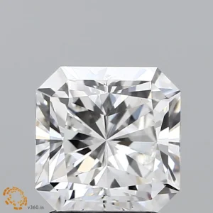 2.18 Carat Square Radiant Lab Grown Diamond, Excellent Polish, F Color, VS1 Clarity